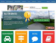 Tablet Screenshot of gratisteori.se